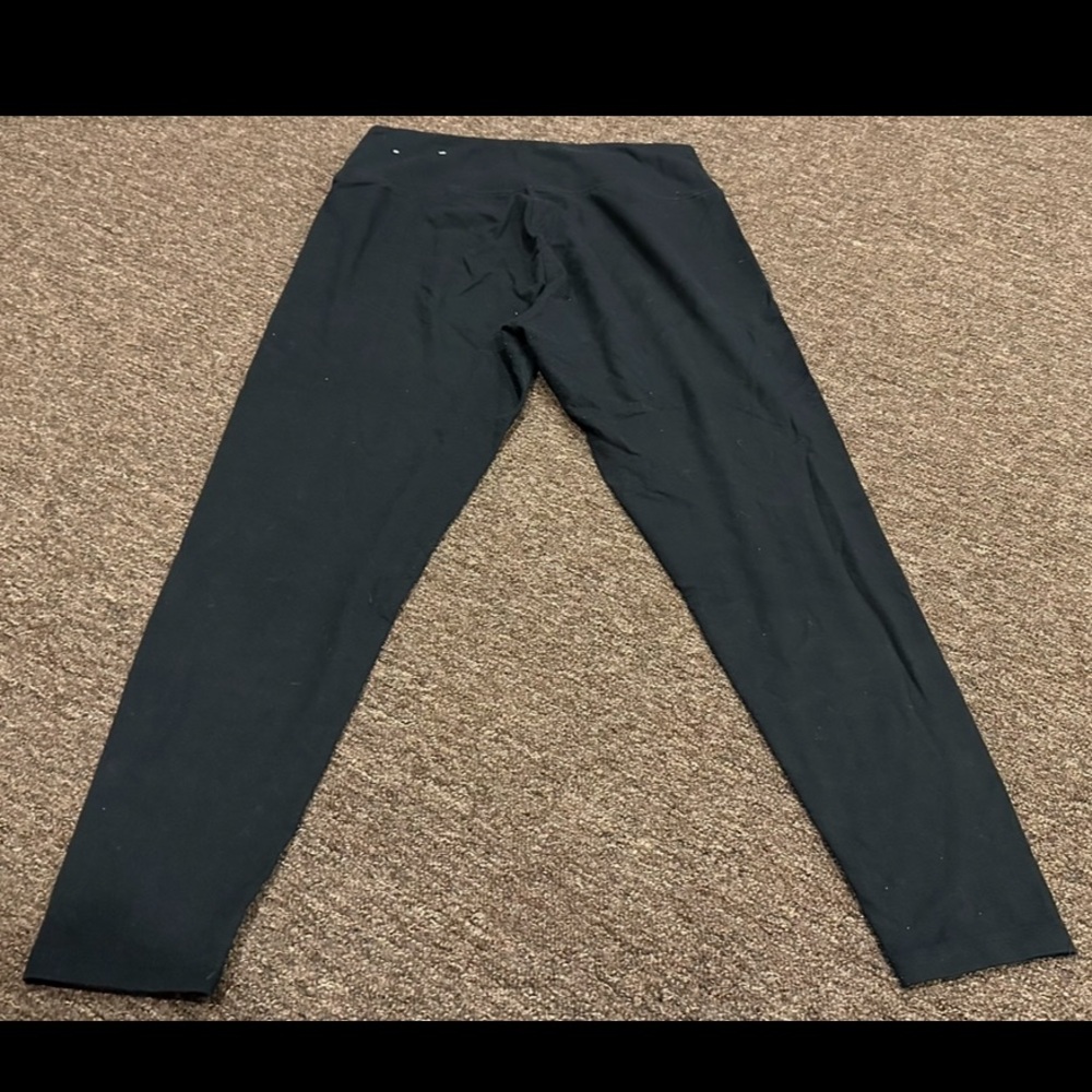 EUC American Eagle XL women's pull on black stretchy pants bottoms casual - Picture 3 of 3